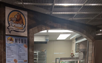 SLCC welcomes pizza pick-up at Taylorsville Campus Menu and ordering window for Bruin's Herb & Dough