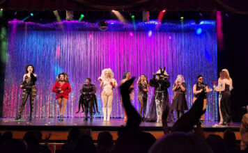 3rd annual SLCC Drag Show presented by the Thayne Center slays the stage Drag artists standing on stage