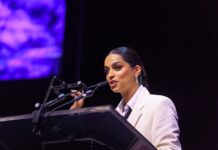 Globe staffers recognize their women heroes Lilly Singh at South by Southwest 2024