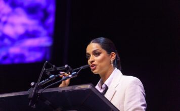 Globe staffers recognize their women heroes Lilly Singh at South by Southwest 2024