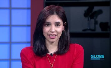 Globe News: May 6, 2025 Samantha Alegre hosting a news show in the TV studio