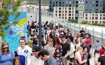Living Traditions Festival celebrates Utah’s culturally diverse community Large crowd of festivalgoers congregating