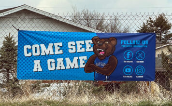 Rebuilding the program: Why SLCC needs a new athletic director Banners located around Redwood Campus with socials of the athletics department