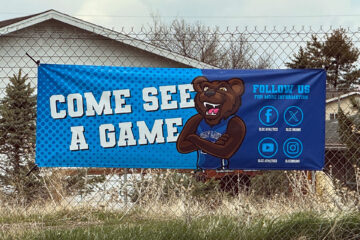 Rebuilding the program: Why SLCC needs a new athletic director Banners located around Redwood Campus with socials of the athletics department