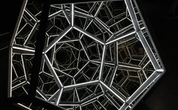 Illusions manifest at a new interactive museum in The Gateway An optical illusion display of lights and mirrors