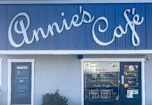 Annie’s Café remains open despite threats Annie's Café sign above entrance