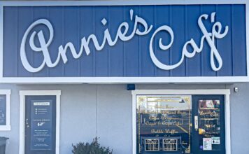 Annie’s Café remains open despite threats Annie's Café sign above entrance