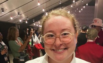 SLCC student claims top honor at SkillsUSA Championships Bess Hayes smiling while holding her gold medal