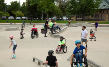 Photos: Wheelchair Palooza People of all ages and abilities enjoying a skate park