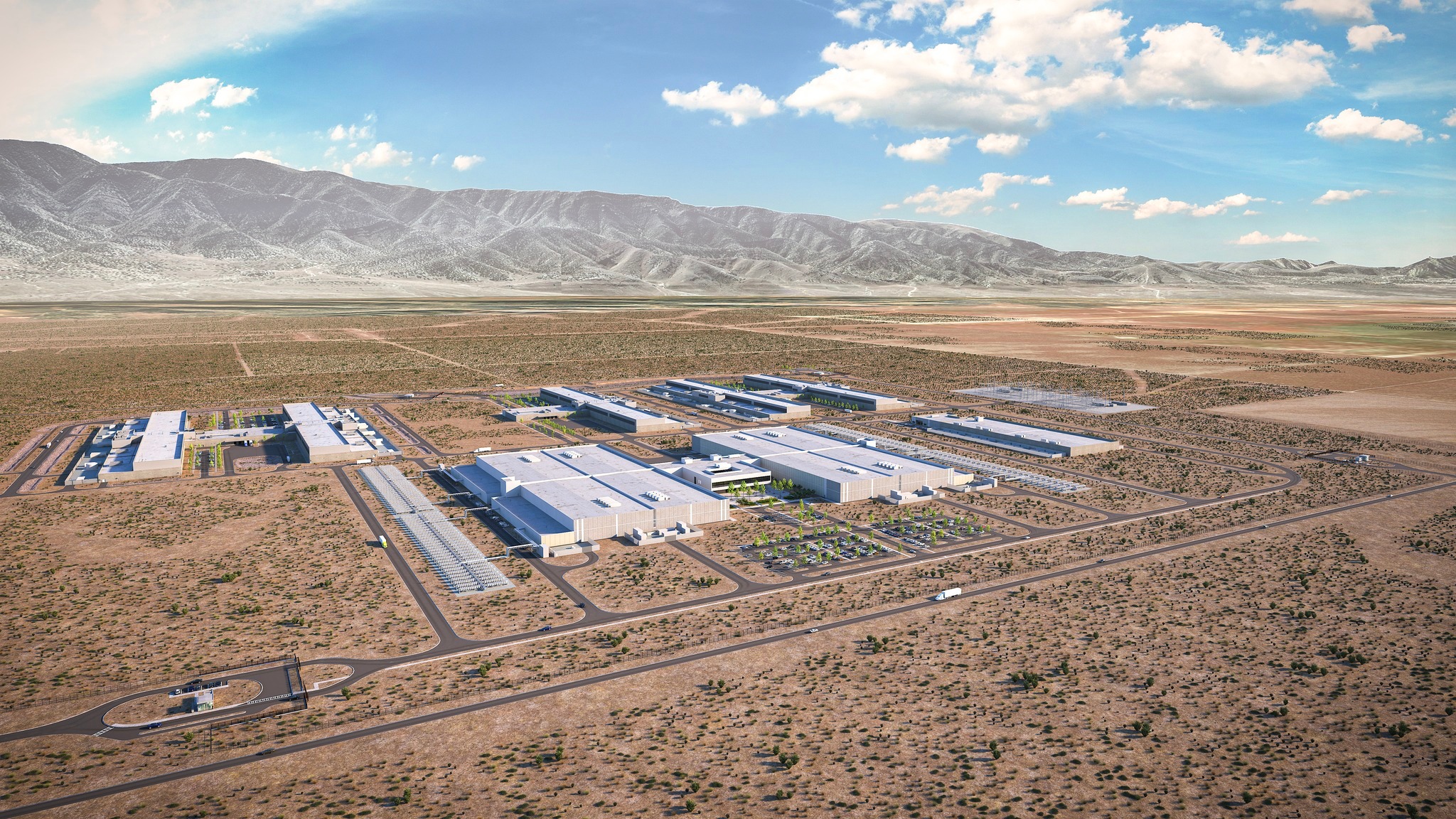 Rendering of Eagle Mountain Data Center