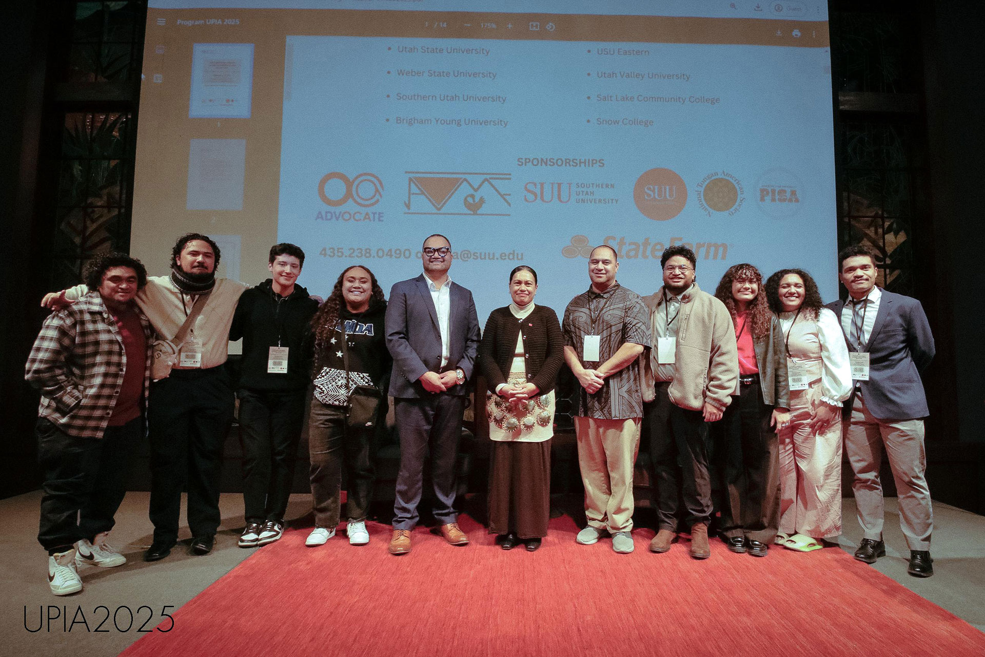 Group photo including PUA leadership and members