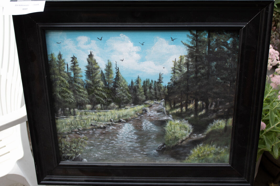 Yellowstone Creek painting