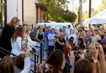Marmalade District will be home to the Utah Film Center People cheering and documenting a ribbon cutting