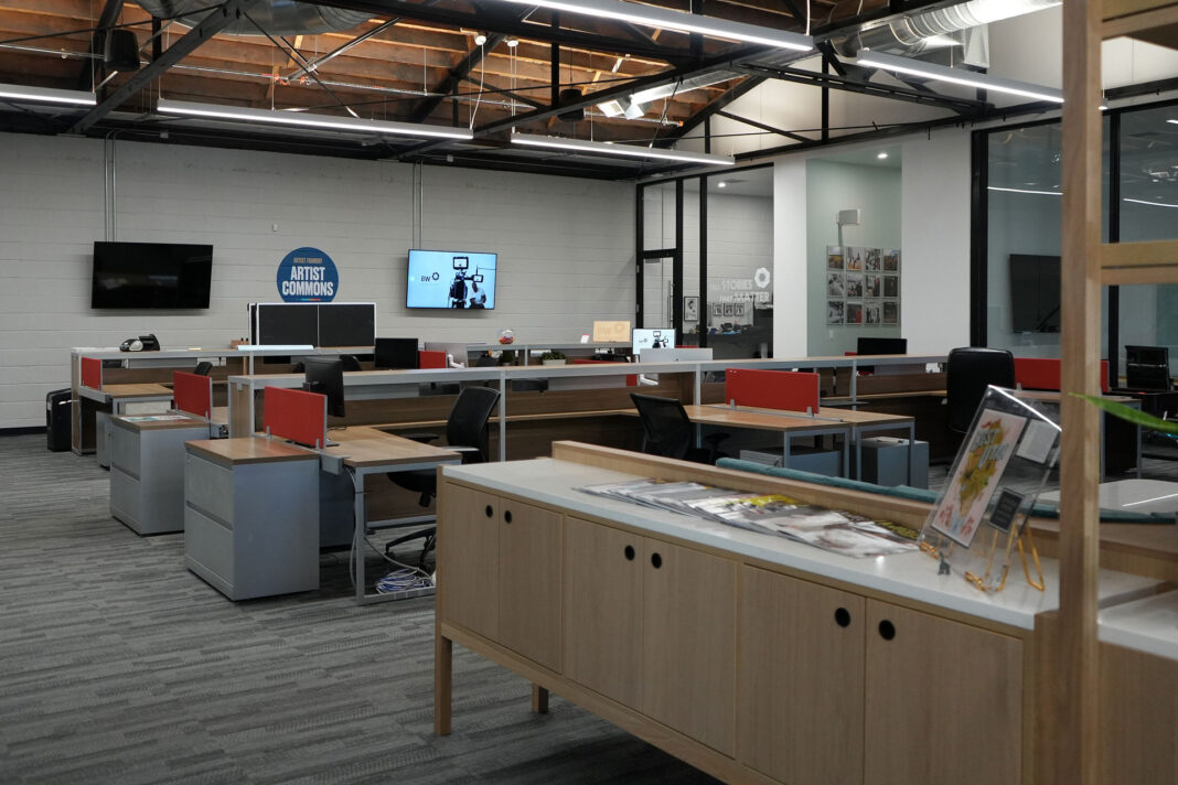 View of office space and equipment