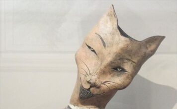 Cats, art and Utah all come together for a good cause — or two, or three Hey Diddle Diddle, Cynthia Jeppson, Ceramic, 2000