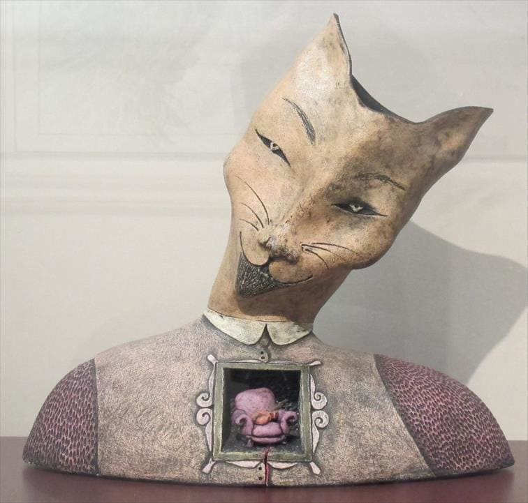 Hey Diddle Diddle, Cynthia Jeppson, Ceramic, 2000