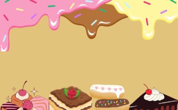 Staff roundup: National Dessert Day Illustration of various pastries and ice cream scoops with sprinkles