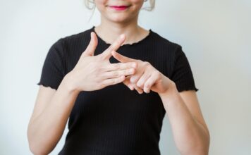 SLCC helps fill demand with the ASL Interpreter Training Program A person doing sign language