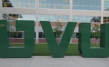 Easier transfer process connects SLCC students to UVU The letters 'UVU' on the campus of Utah Valley University