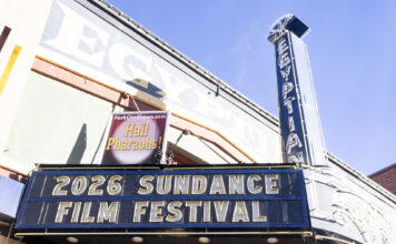 Photos: Memories of Sundance 2026 Landscape photo of the Egyptian Theatre sign with the words saying 2026 Sundance Film Festival during the day