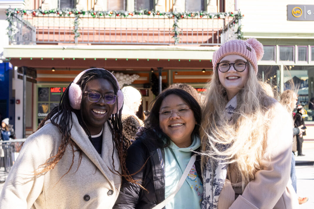 Amanda, Jen and Jasmine attending Sundance