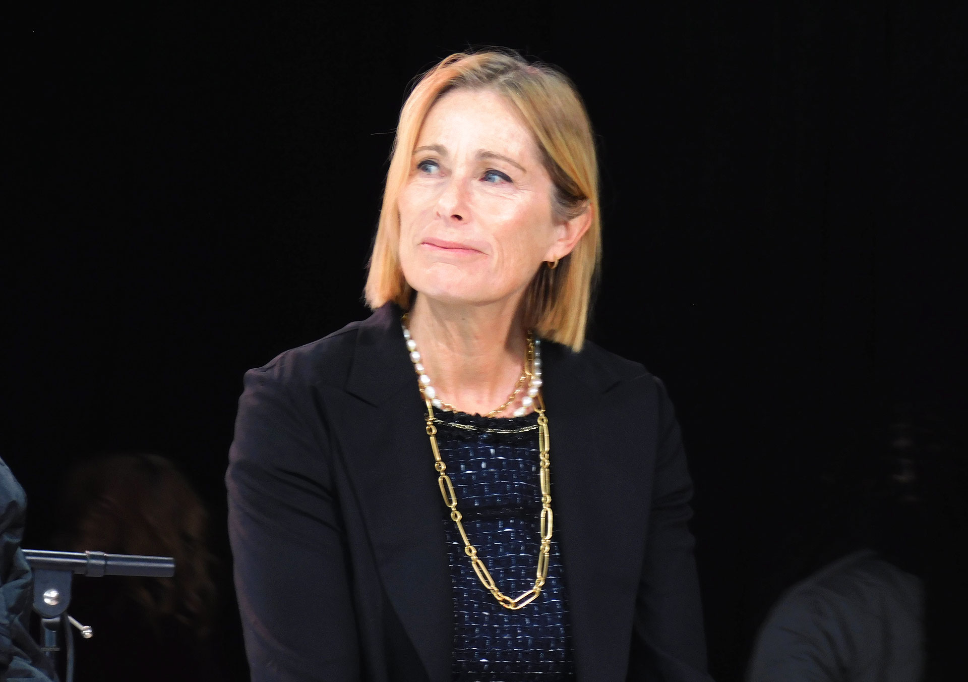 Tamra Davis listening to a question