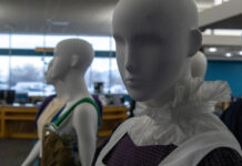 Threads of Labor: SLCC Fashion Institute reimagines workwear in new exhibit Mannequins wearing fashionwear created by students