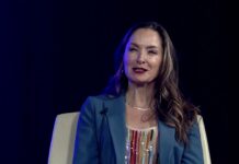 Bruin Lens: Utah Film Center Mariah talking during an interview