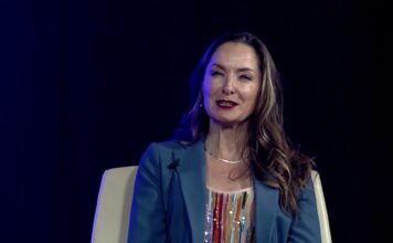 Bruin Lens: Utah Film Center Mariah talking during an interview