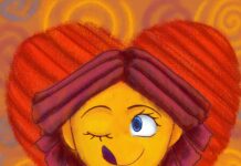 Poem: ‘I like myself’ Illustration of the person described in the poem "I like myself"