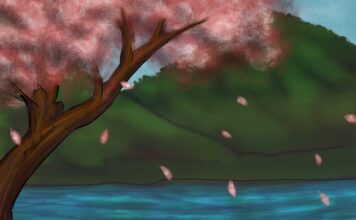 Poem: ‘Nurtured Life’ Illustration of the scene described in the poem "Nurtured Life"