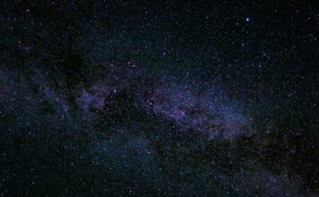 Poem: ‘Stars’ Night sky, many stars with milky way around Cygnus constellation, North America nebula visible