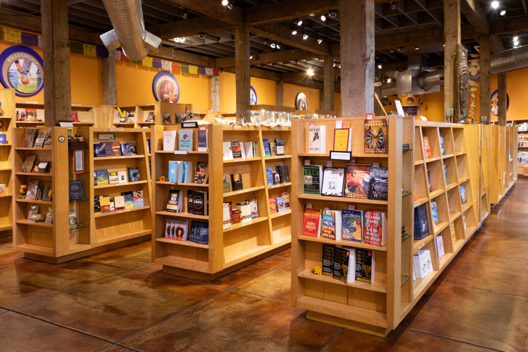Interior of Golden Braid Books