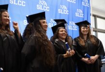 With graduation tassels and encouragement, Utahns celebrate earning degrees inside prison SLCC graduates wearing black caps and gowns