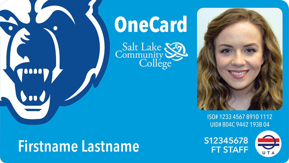 Example of a current OneCard design for FT staff
