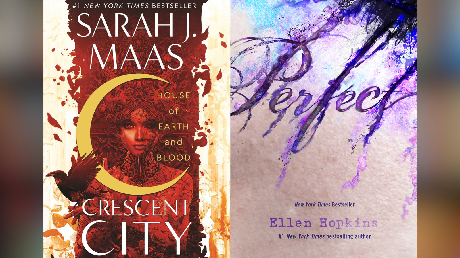 Book covers side by side of latest books banned in Utah public schools
