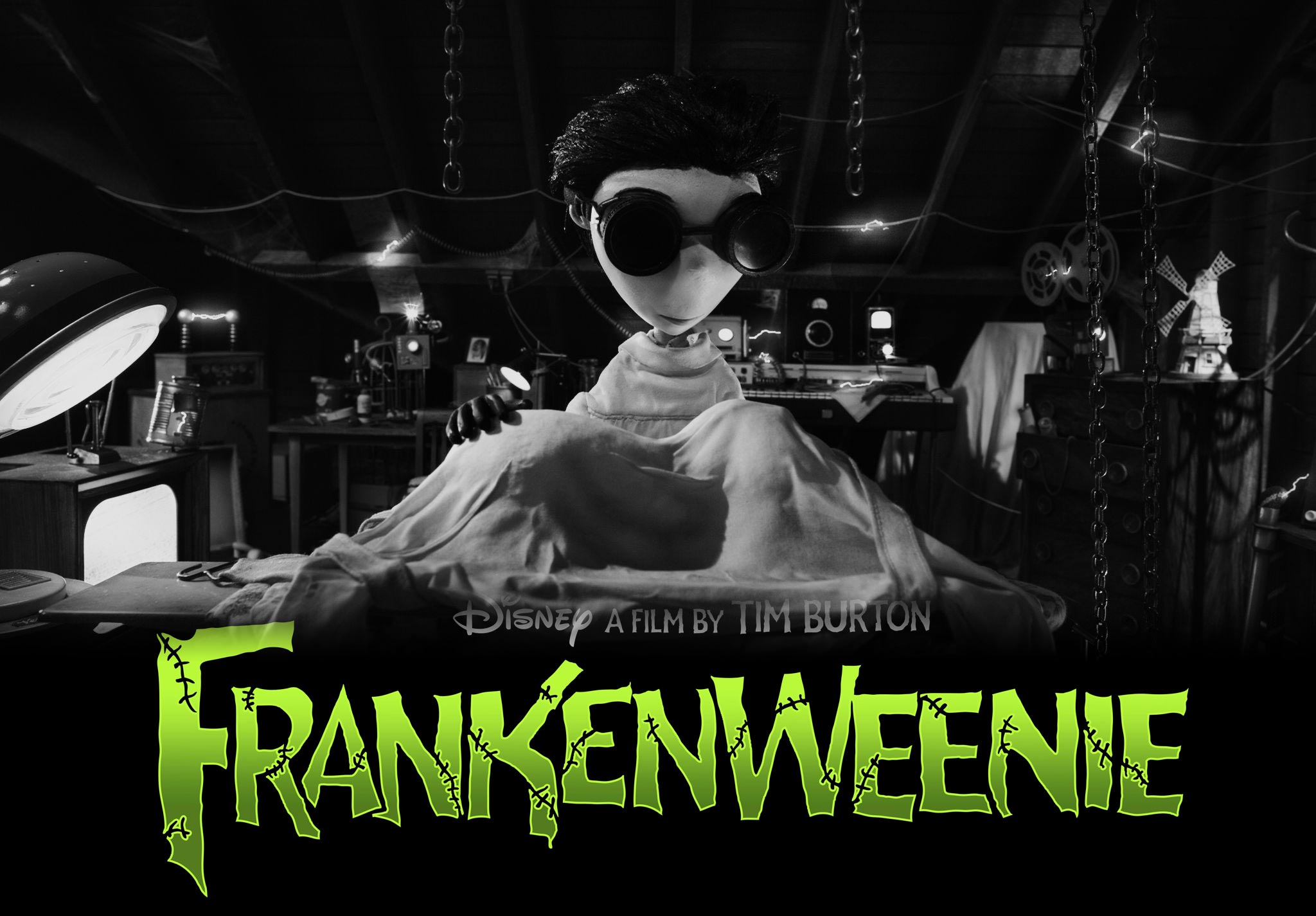 ‘Frankenweenie’ is a fine tribute to horror films, and a return to Burton’s roots Movie still used to promote the film.