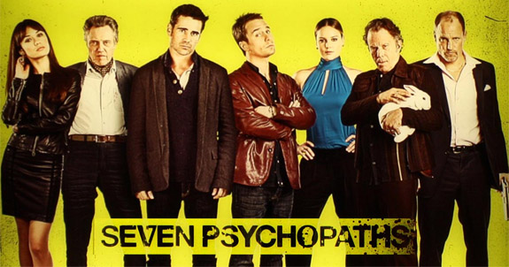 Be ready to visit the Health & Wellness Center after seeing ‘Seven Psychopaths’ Despite what the advertising may lead you to believe, the female actresses featured are only in the film for 10-15 minutes. From Left to Right: Olga Kurylenko, Christopher Walken, Coling Farrel, Sam Rockwell, Abbie Cornish, Tom Waits, and Woody Harrelson