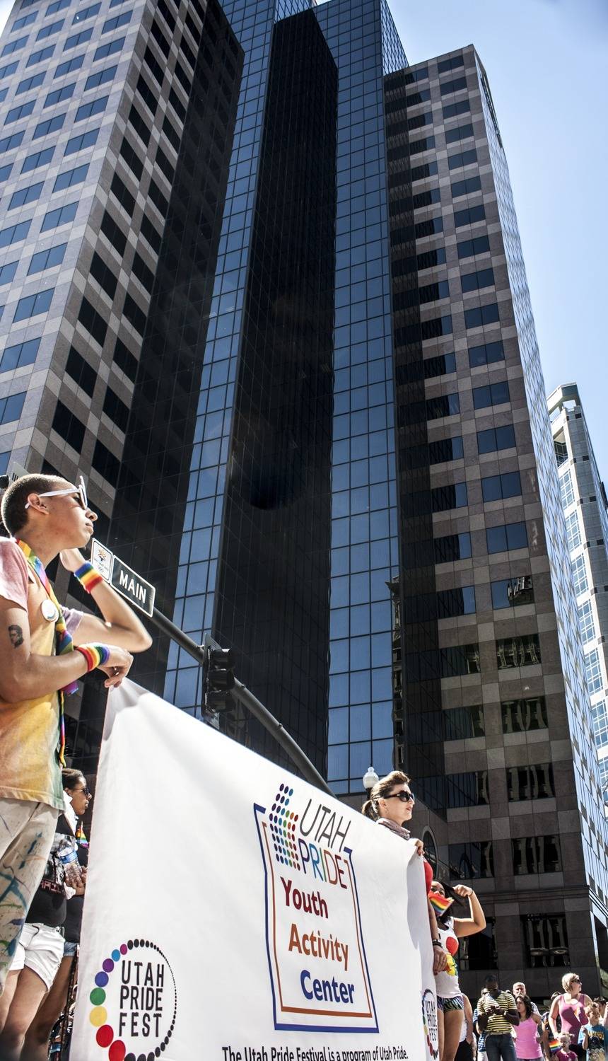 Utah Pride Festival builds bridges across the community The Utah Pride Festival featured all groups from the SLC community including groups like the Youth Activity Center.