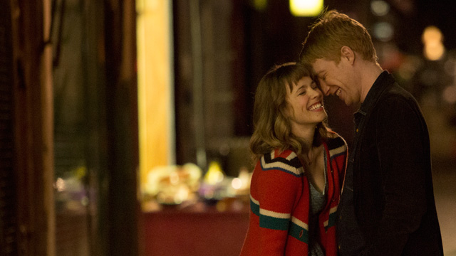Movie review: ‘About Time’ travels into the romantic comedy genre The first act of the film comes across as the usual romantic comedy as we see Tim (Domnhall Gleeson) go out of his way, and time, to court Mary (Rachel McAdams)