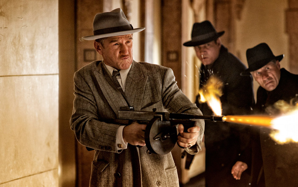 ‘Gangster Squad’ blends noir, western and war genres Sean Penn as Mickey Cohen in 'Gangster Squad'