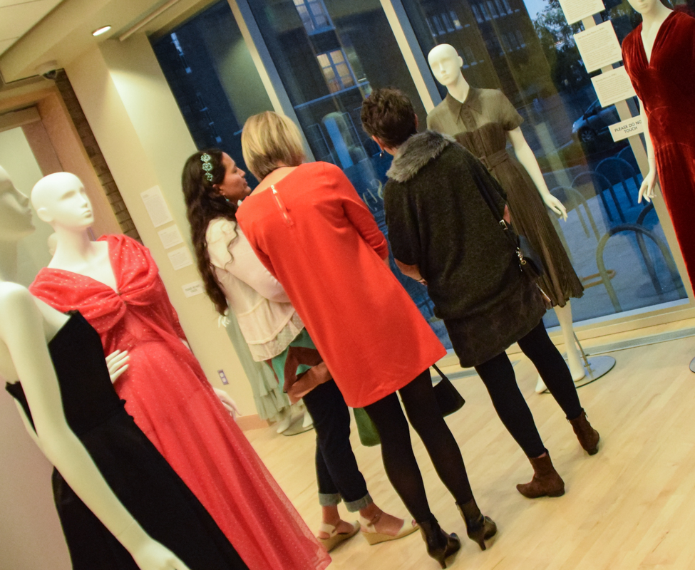 SLCC fashion show pays tribute to late curator Fashion Show visitors admire dress
