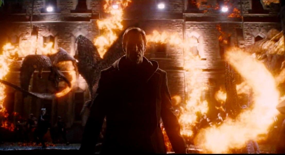 Movie Review: ‘I, Frankenstein,’ vow to stop lending my likeness to mediocre occult action movies Aaron Eckhart as Frankenstein's monster