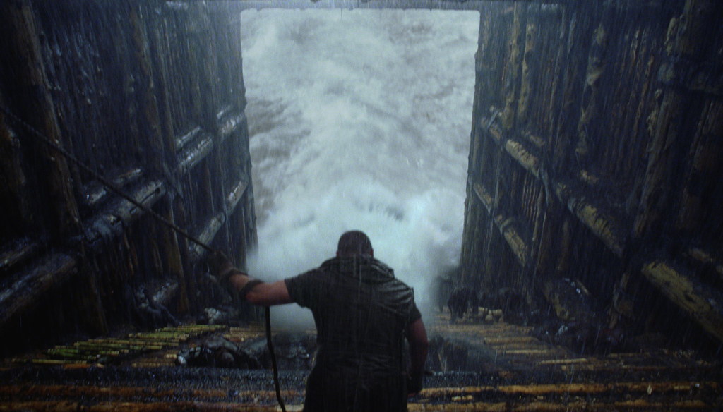 Movie review: ‘Noah’ stays afloat Scene from 'Noah' starring Russell Crowe