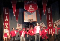‘Gleek School Musical’ shines at the Off Broadway Theatre The cheerleaders and basketball team in Off Broadway Theatre's "Gleek School Musical."