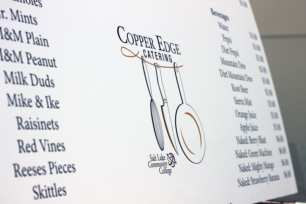 Sundance 2016: SLCC Copper Edge to serve up creative cuisine Copper Edge Catering menu board