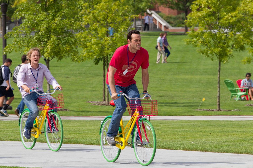 ‘The Internship’ provides few laughs but plenty of Google Owen Wilson (left) and Vince Vaughn in a scene from "The Internship"