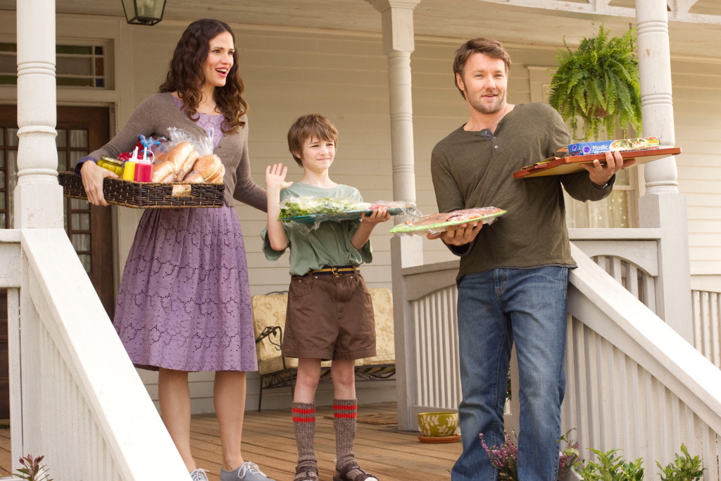 ‘The Odd Life of Timothy Green’ is sweet, but was picked out of season A still from the film featuring the main stars. From left to right: Jennifer Garner, CJ Adams, and Joel Edgerton.