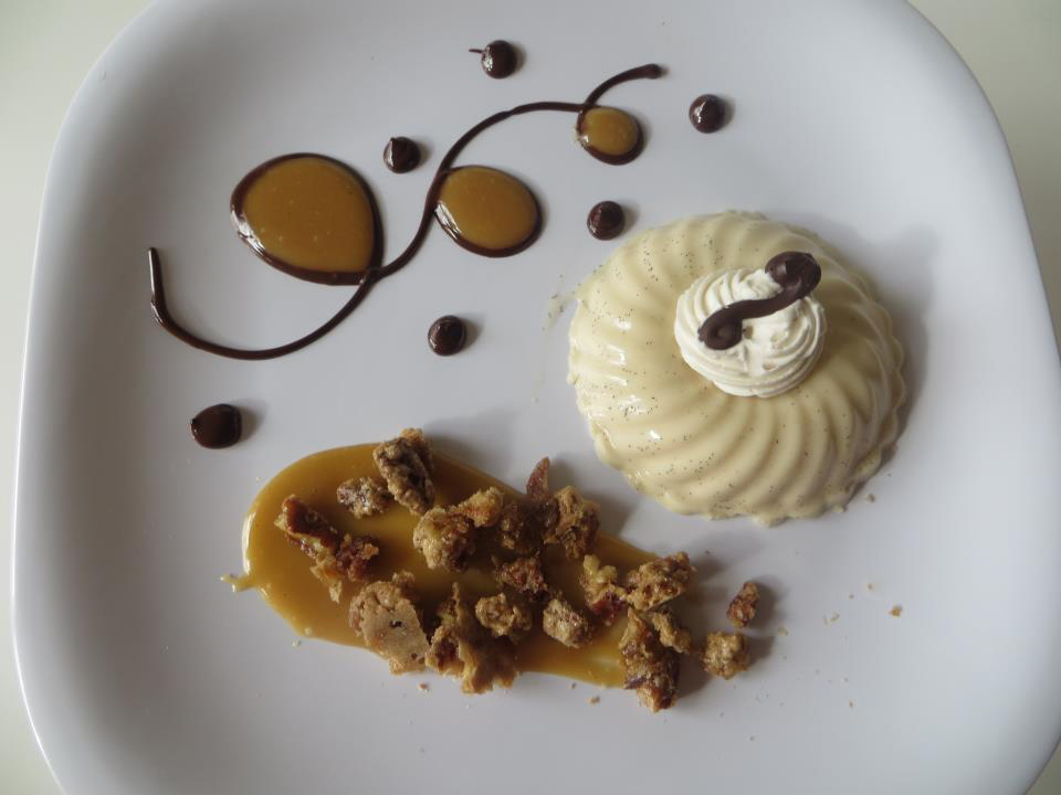 Recipes from Chef Laura Marone Panna cotta dish