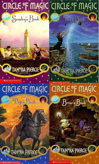 The Weekly Reel: Books that aren’t movies (yet) that you should read The US covers of the books in the Circle of Magic quartet.